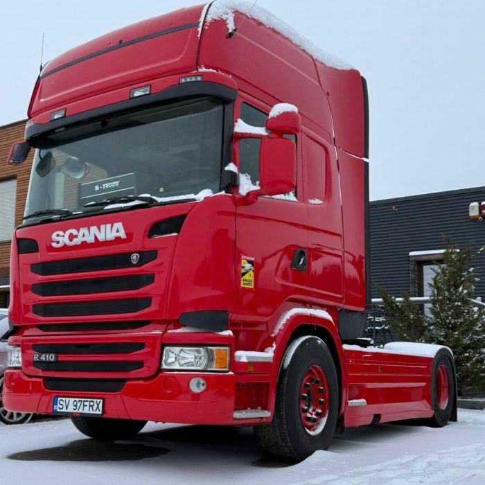 Scania R410 cu trailer Krone de 40 tone